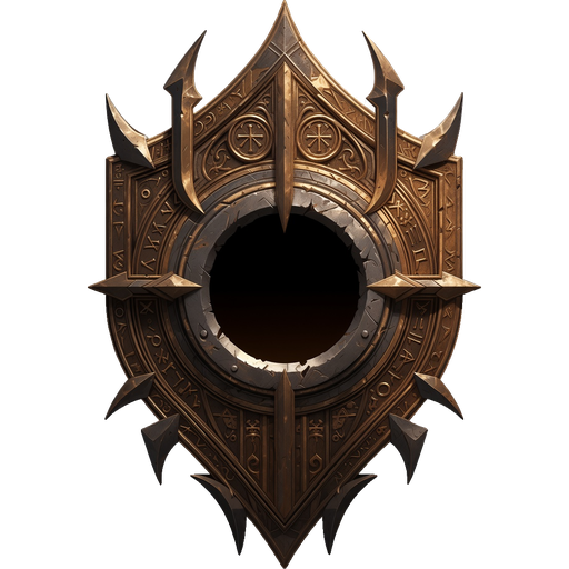 Bronze crest
